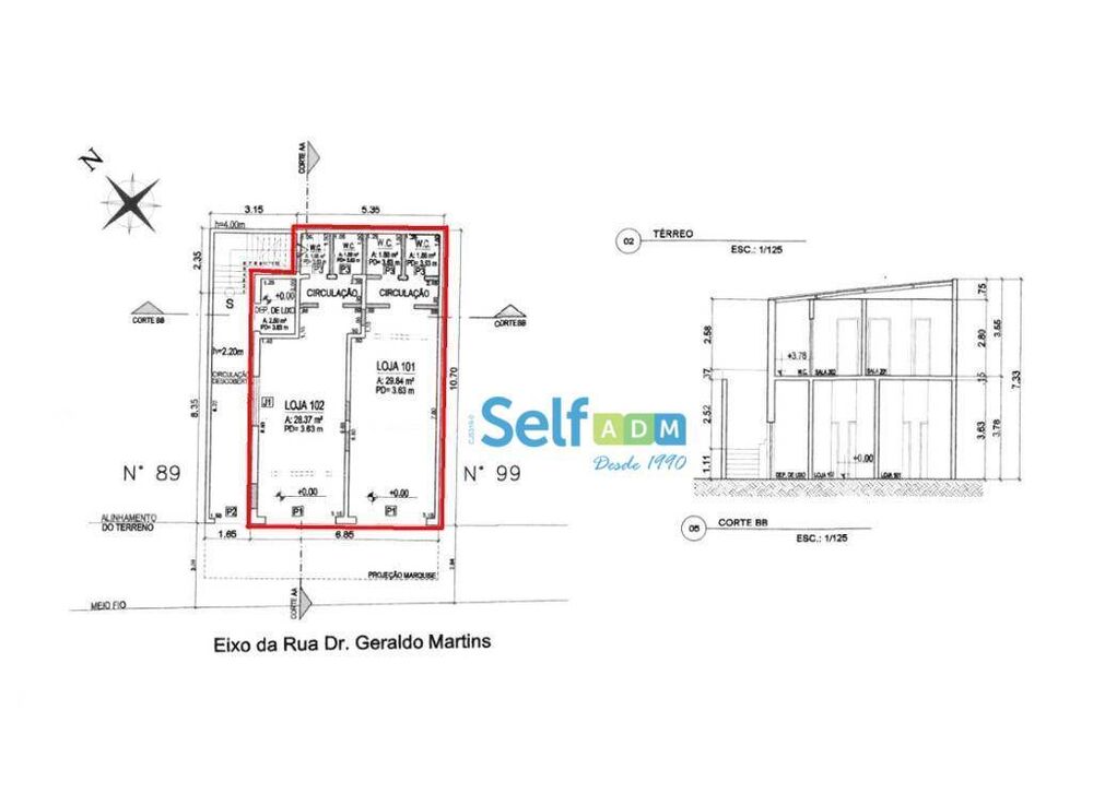 Loja-Salão para alugar, 70m² - Foto 3
