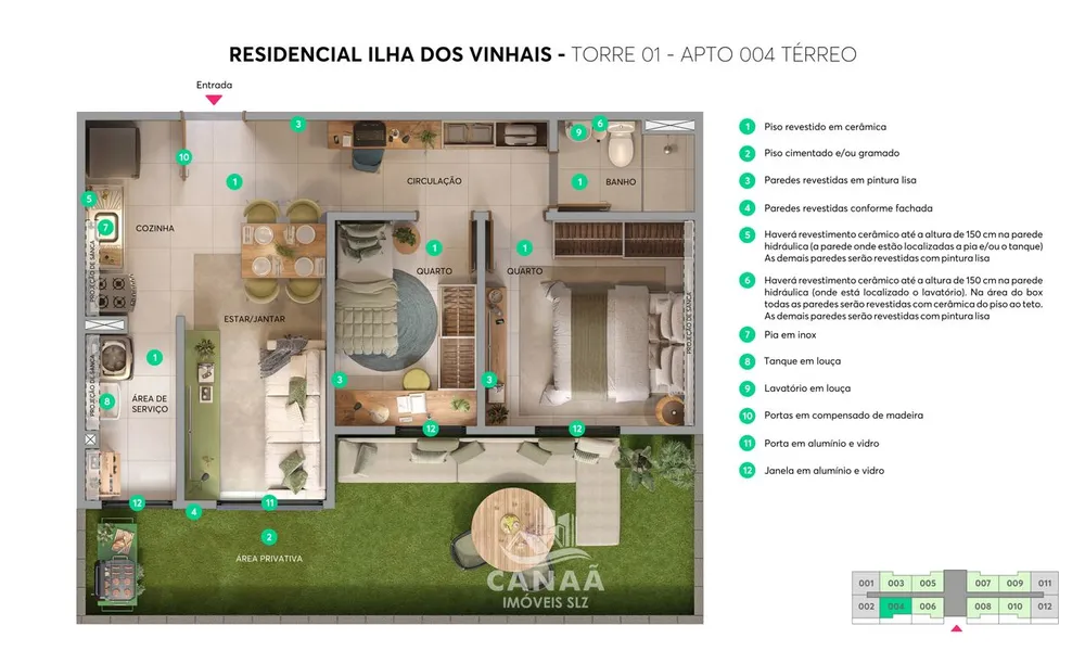 Apartamento, 2 quartos, 45 m² - Foto 11