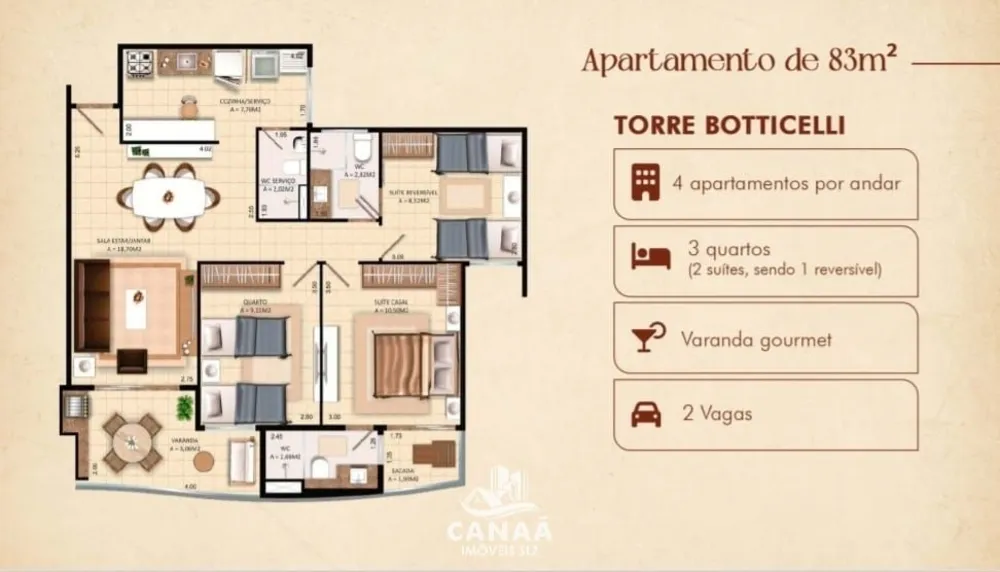 Apartamento, 3 quartos, 83 m² - Foto 15