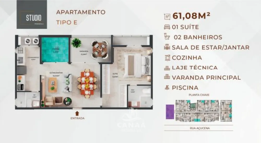 Apartamento, 1 quarto, 43 m² - Foto 10