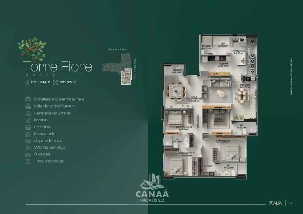 Apartamento, 4 quartos, 127 m² - Foto 14