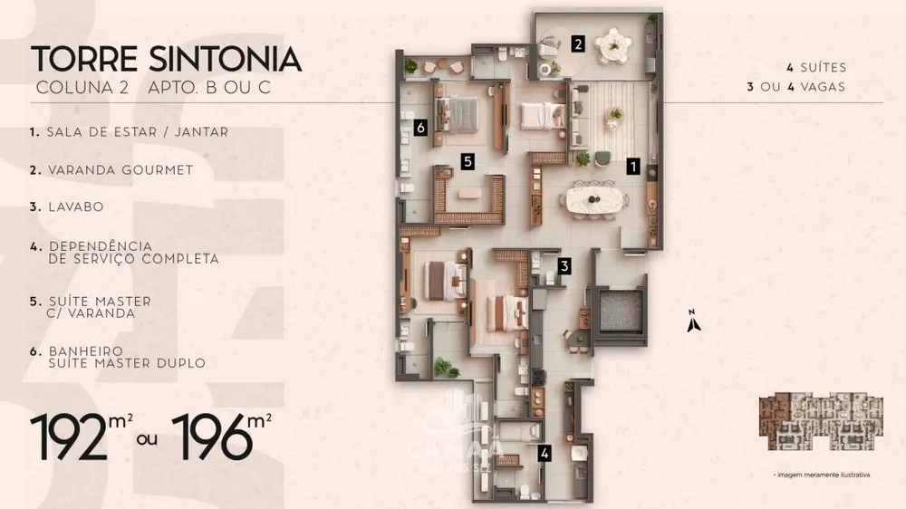Apartamento, 4 quartos, 191 m² - Foto 14