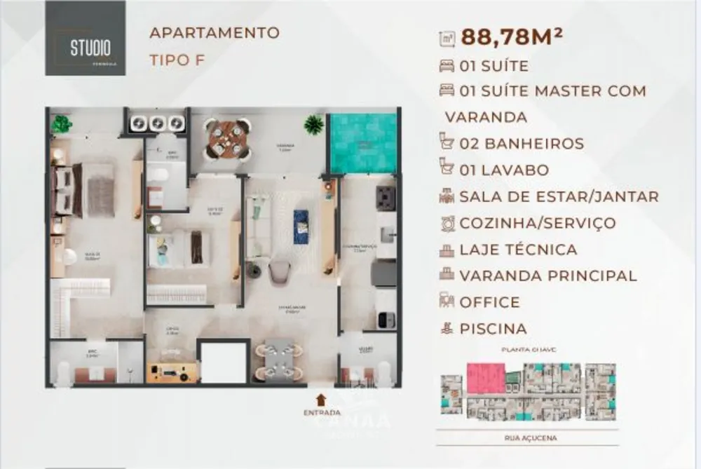Apartamento, 2 quartos, 64 m² - Foto 19