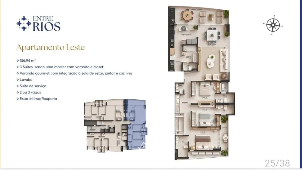 Apartamento, 3 quartos, 156 m² - Foto 18