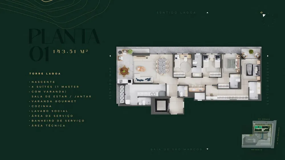 Apartamento, 4 quartos, 143 m² - Foto 8