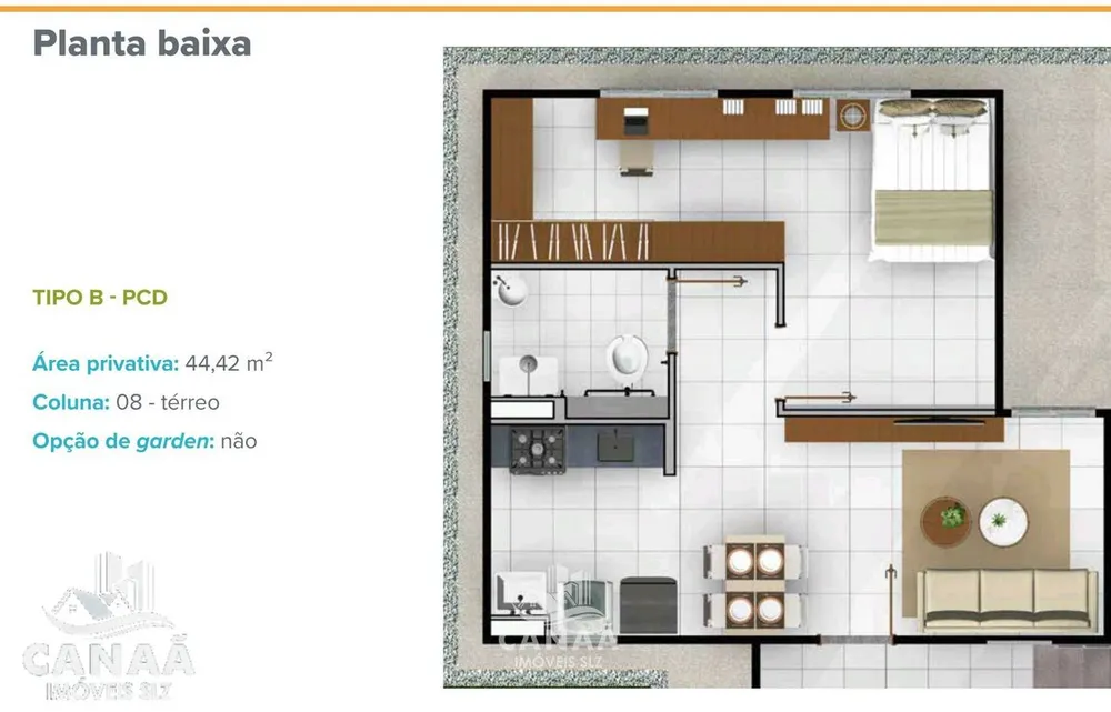 Apartamento, 2 quartos, 44 m² - Foto 6