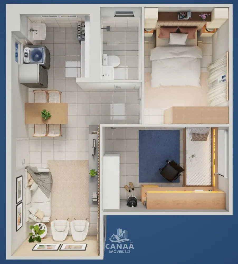Apartamento, 2 quartos, 44 m² - Foto 9
