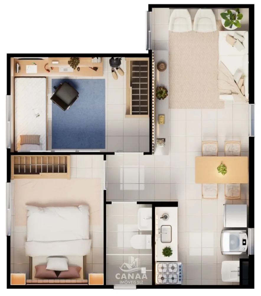 Apartamento, 2 quartos, 44 m² - Foto 8