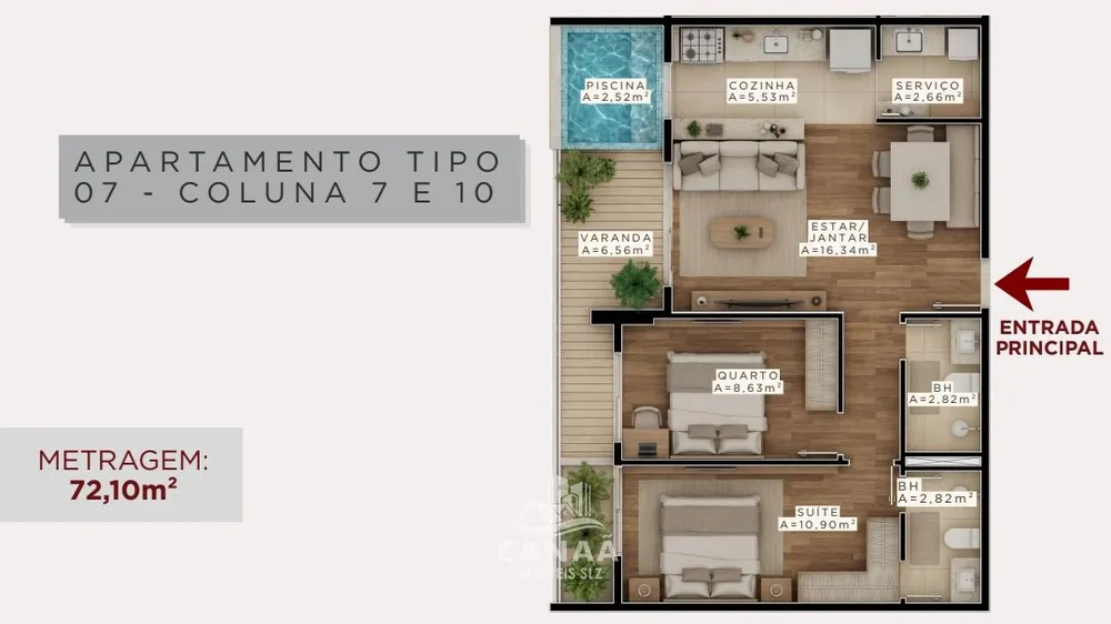 Apartamento, 1 quarto - Foto 6