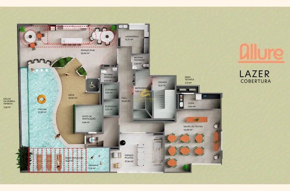 Apartamento, 2 quartos, 58 m² - Foto 2