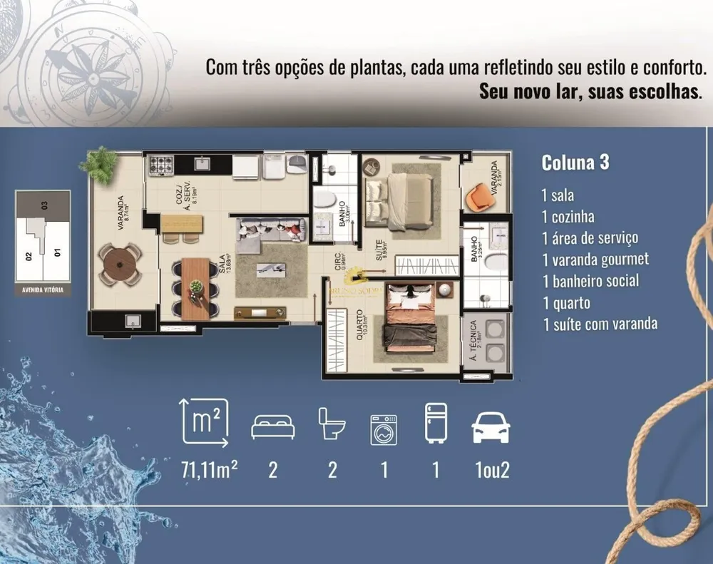 Apartamento, 3 quartos, 117 m² - Foto 8