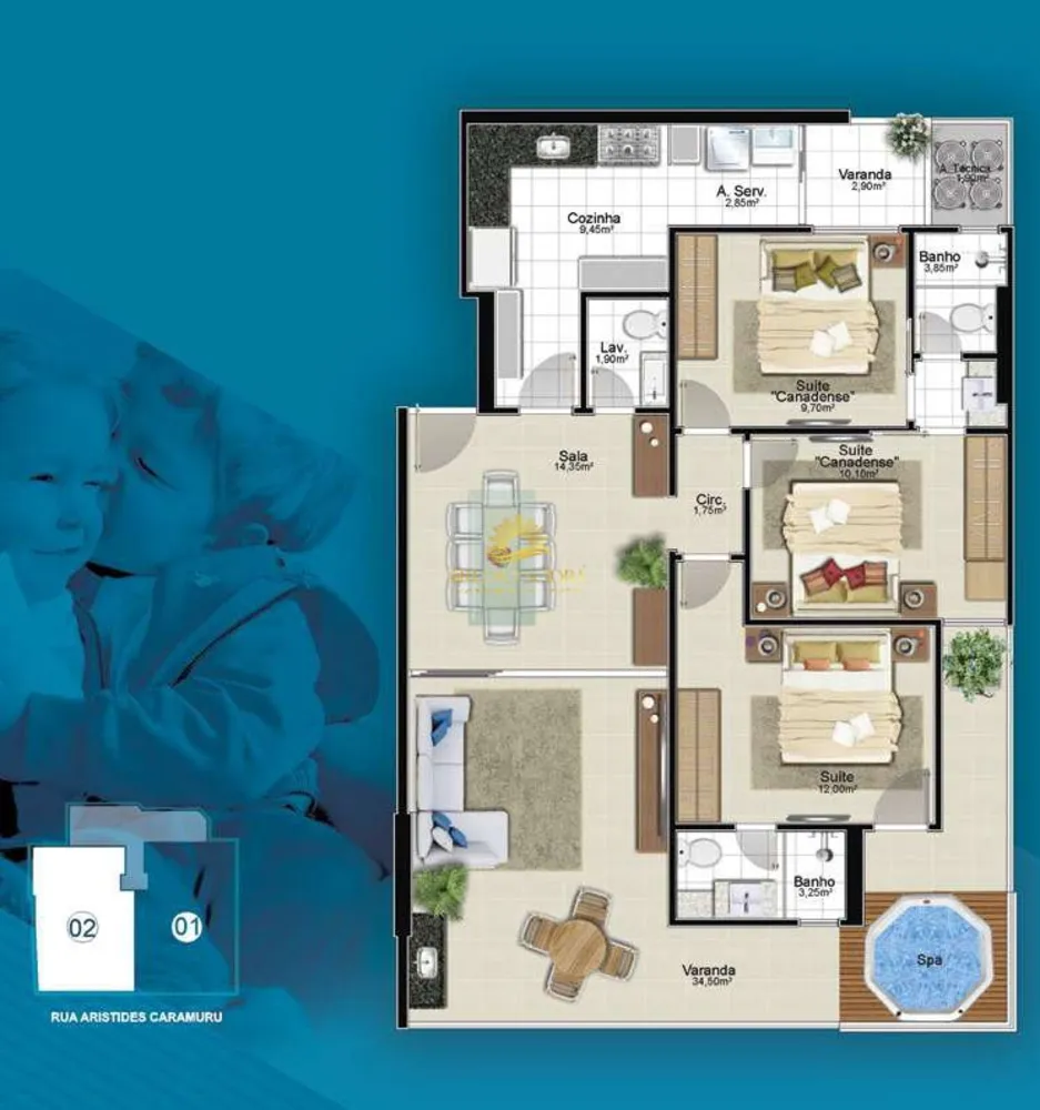 Apartamento, 3 quartos, 112 m² - Foto 13