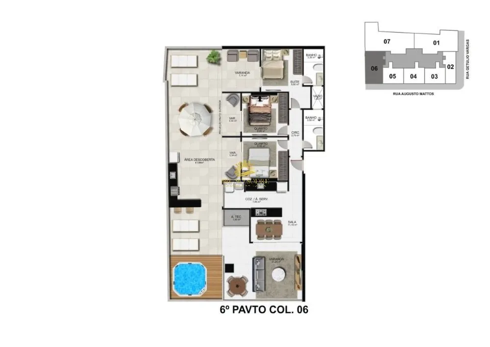 Apartamento, 3 quartos, 100 m² - Foto 4