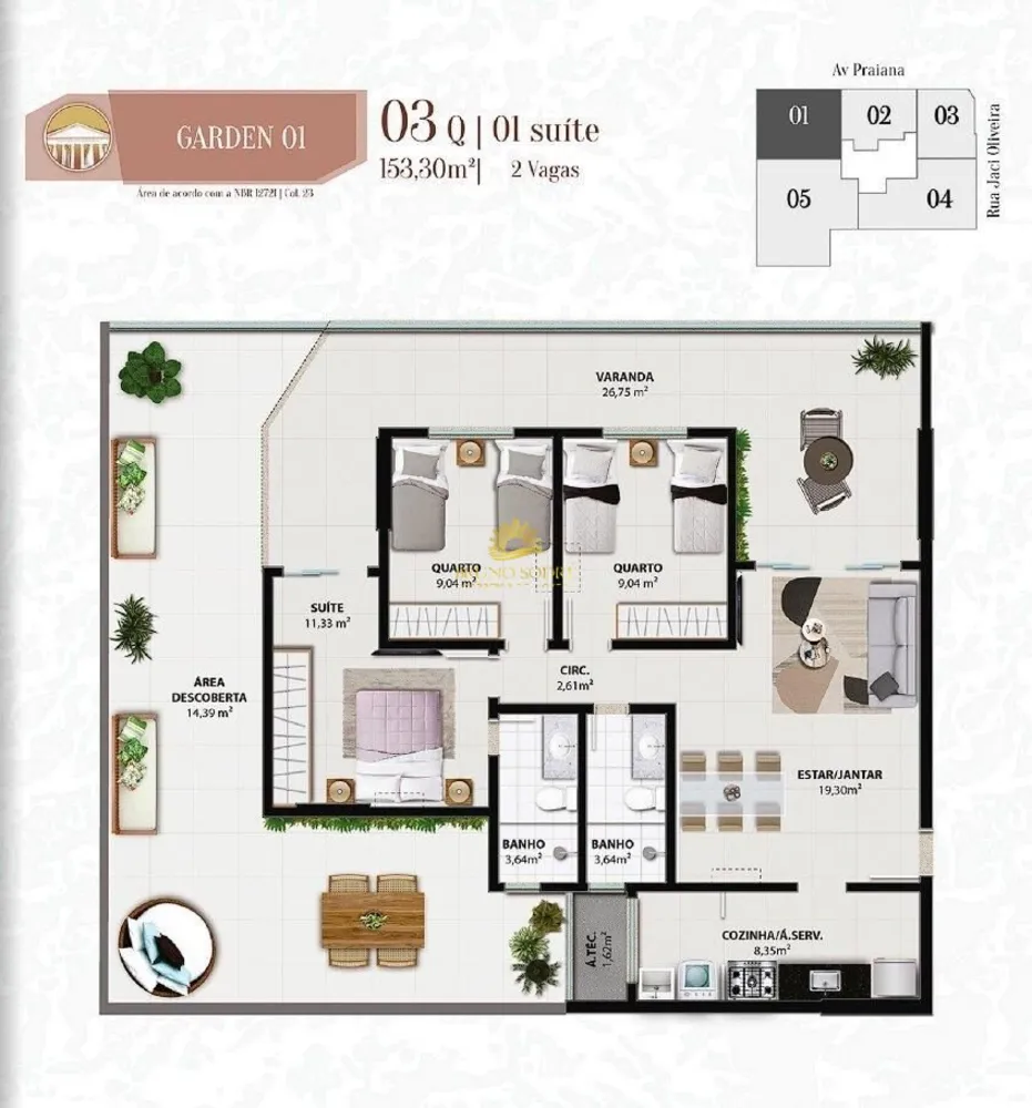 Apartamento, 3 quartos, 101 m² - Foto 4