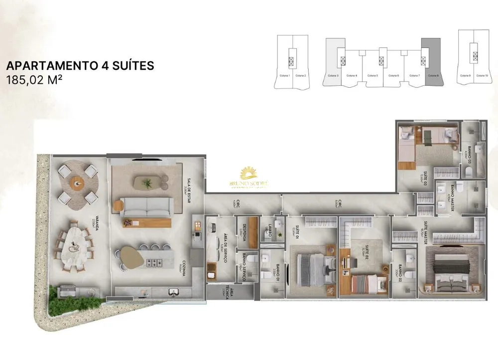 Apartamento, 4 quartos, 175 m² - Foto 20