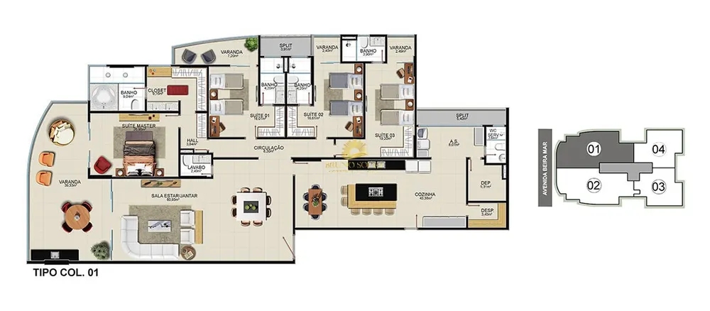 Apartamento, 4 quartos, 320 m² - Foto 10