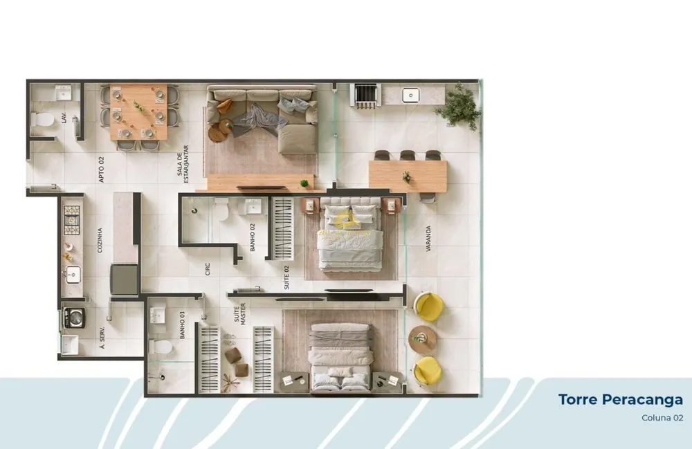 Apartamento, 2 quartos, 107 m² - Foto 14