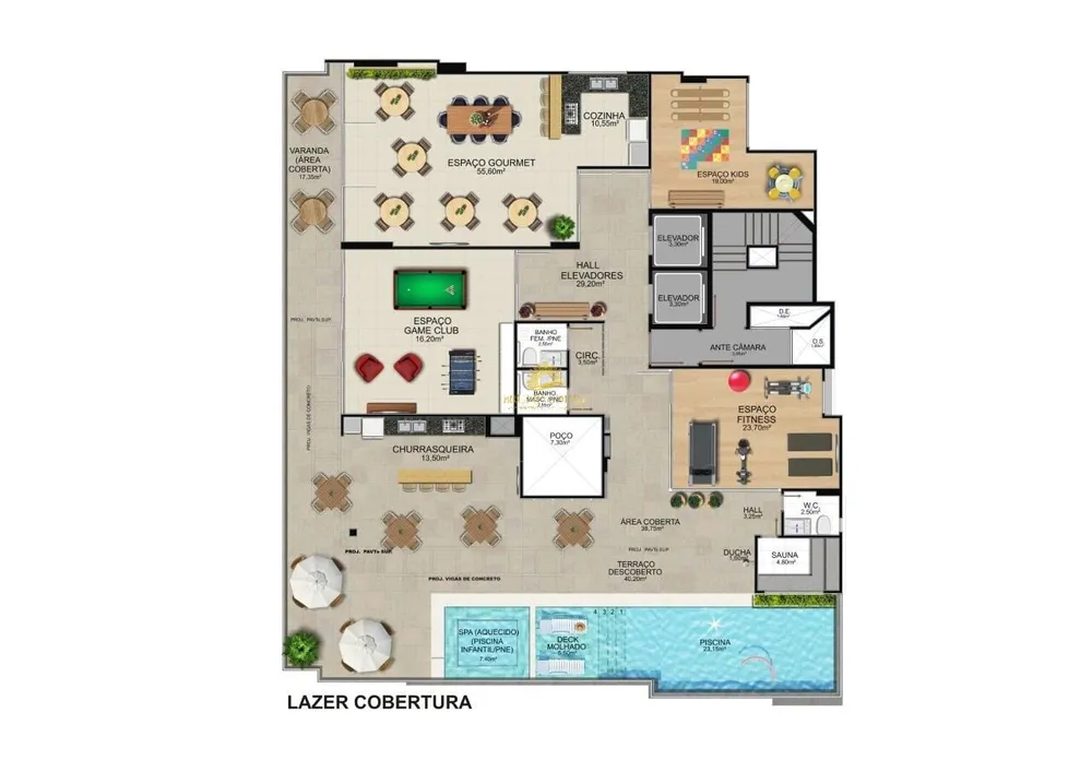 Apartamento, 2 quartos, 74 m² - Foto 3