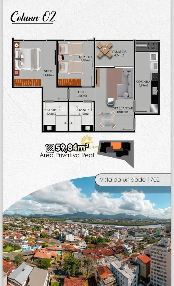 Apartamento, 2 quartos, 71 m² - Foto 14