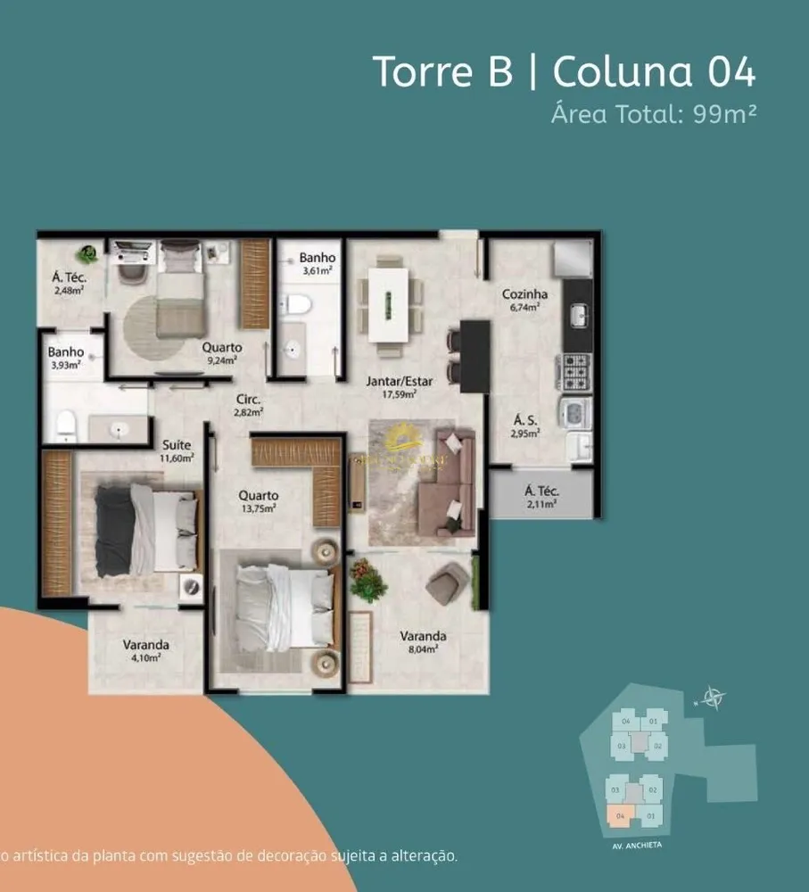 Apartamento, 3 quartos - Foto 7