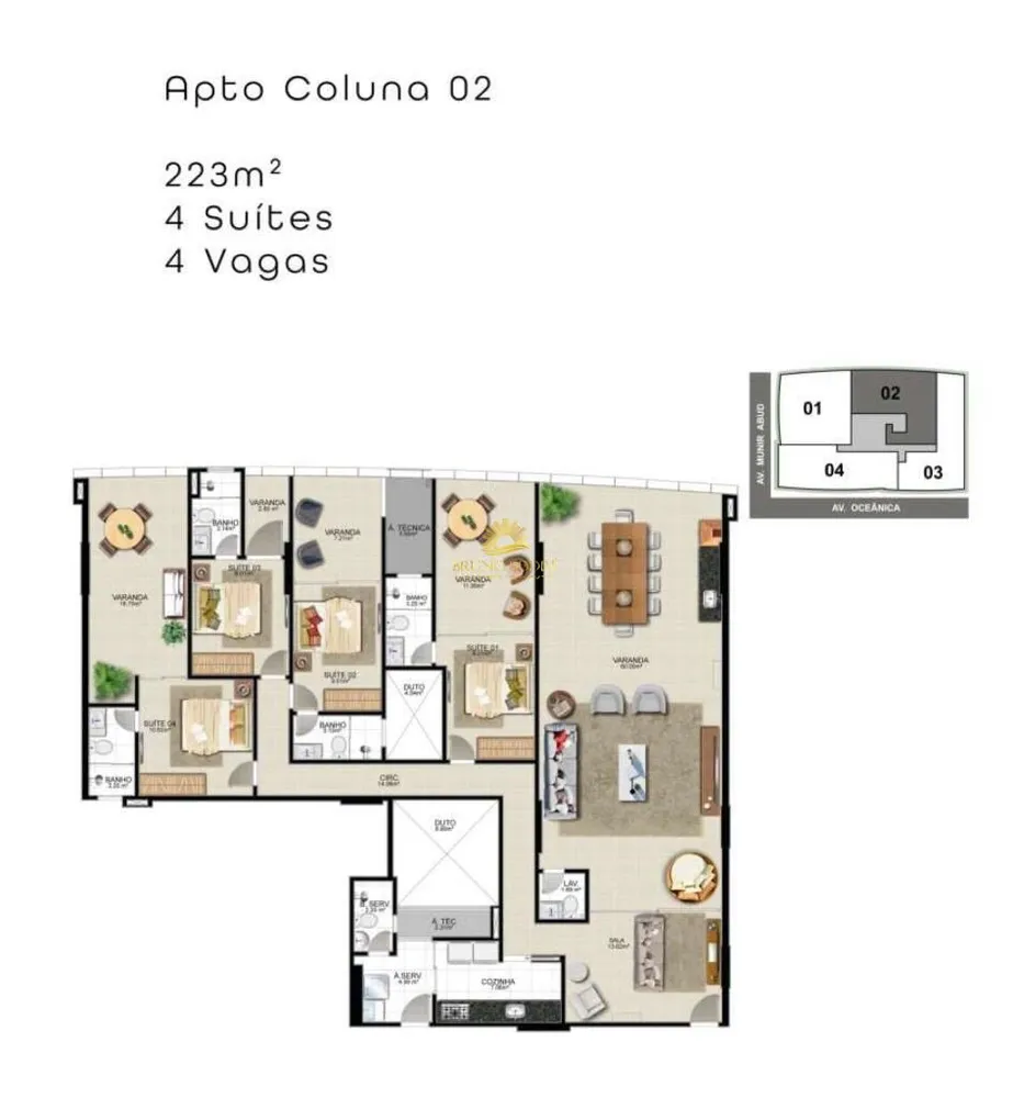 Apartamento, 4 quartos, 221 m² - Foto 10