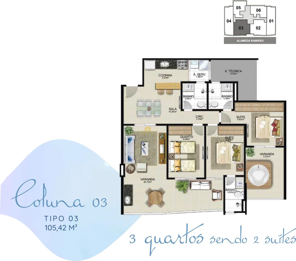 Apartamento, 3 quartos, 244 m² - Foto 12