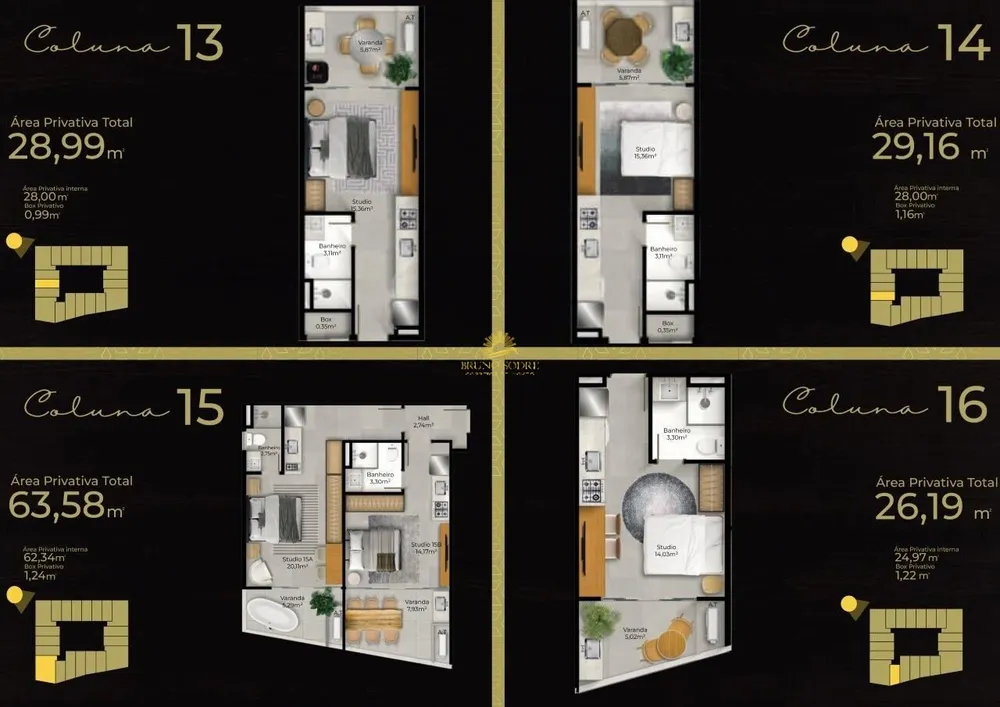 Apartamento, 1 quarto, 25 m² - Foto 12
