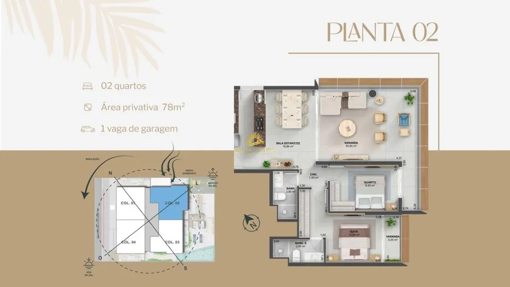 Apartamento, 2 quartos, 69 m² - Foto 4