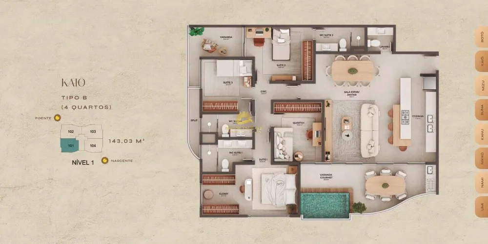 Apartamento, 4 quartos, 143 m² - Foto 15