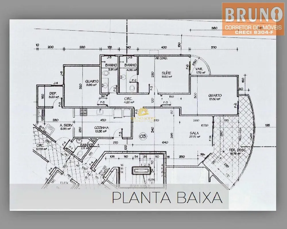 Cobertura, 3 quartos, 116 m² - Foto 2