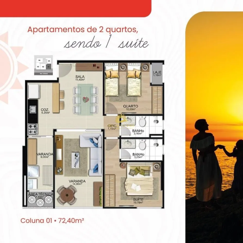Apartamento, 2 quartos, 68 m² - Foto 9