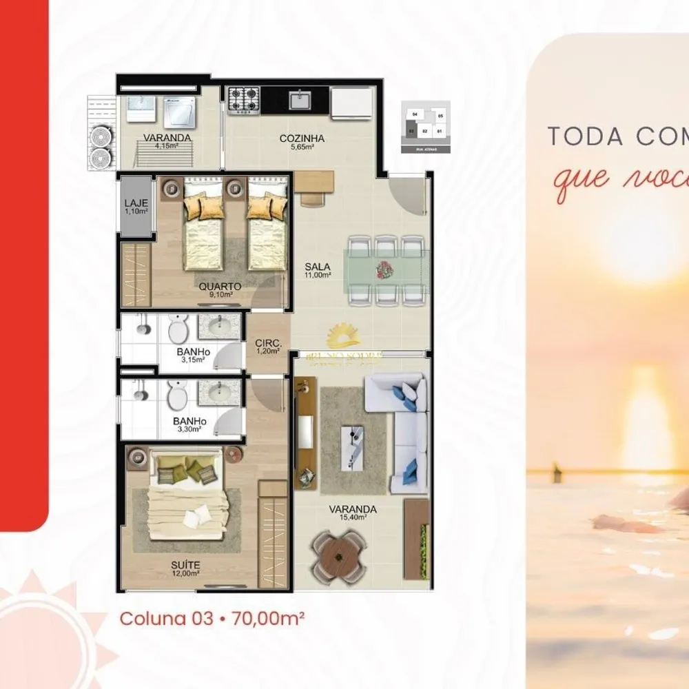 Apartamento, 2 quartos, 68 m² - Foto 15