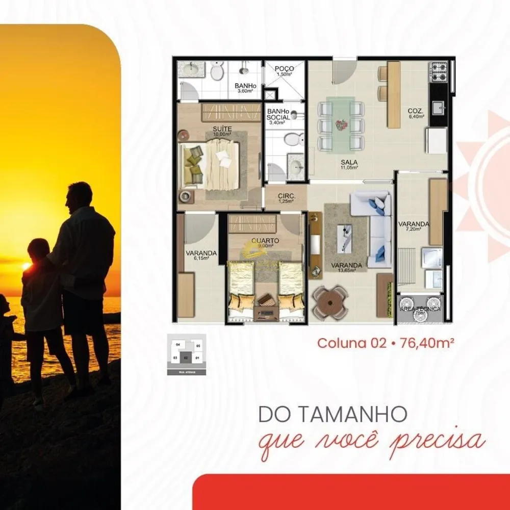 Apartamento, 2 quartos, 68 m² - Foto 10