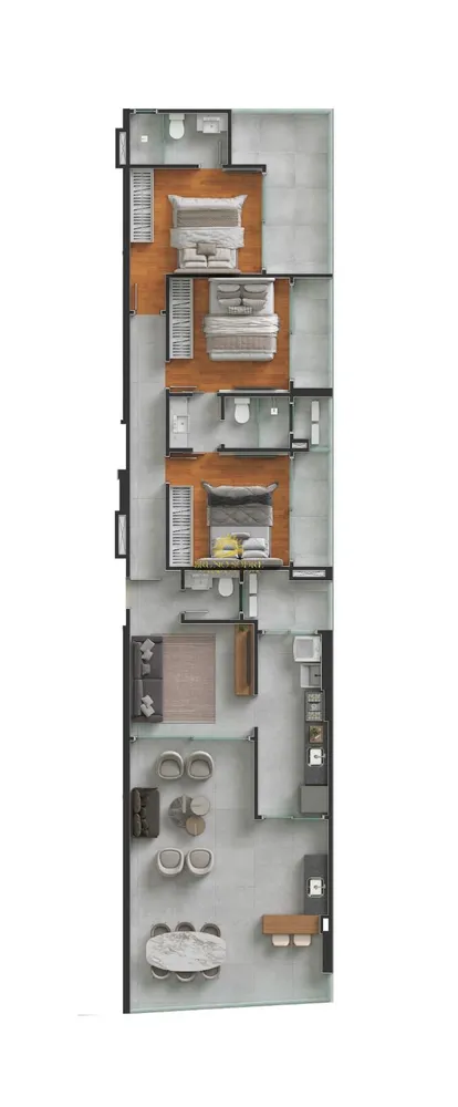 Apartamento, 3 quartos, 123 m² - Foto 7