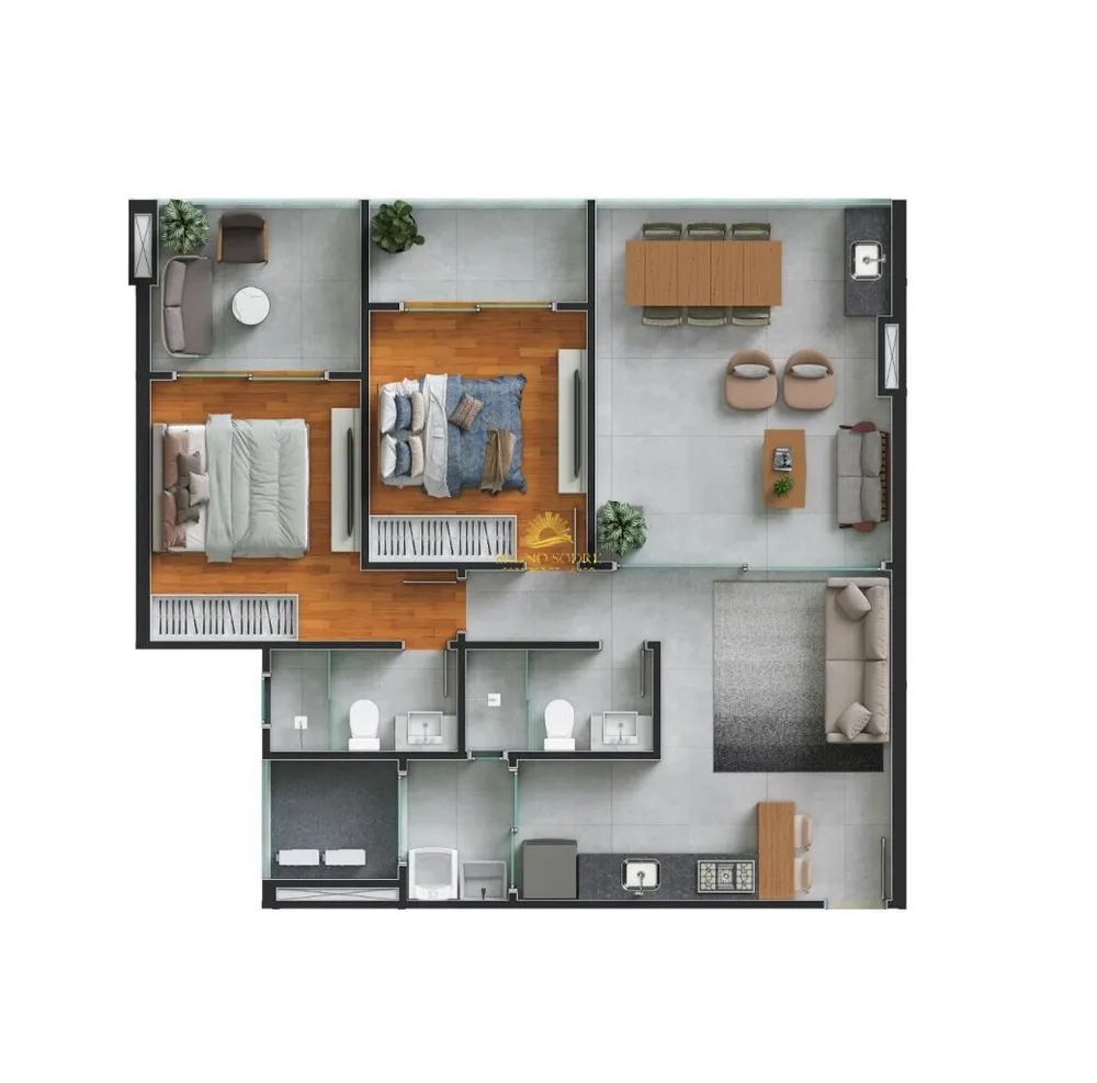 Apartamento, 2 quartos, 83 m² - Foto 13