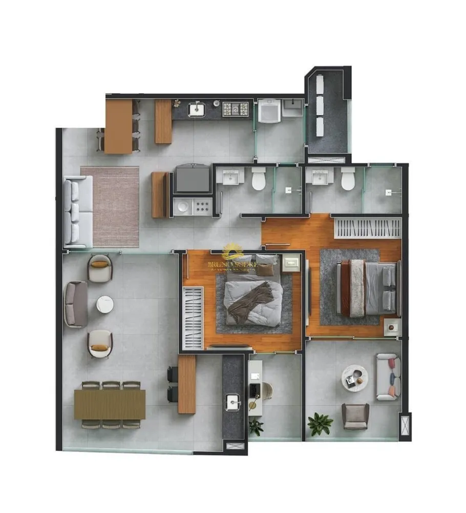 Apartamento, 2 quartos, 83 m² - Foto 14