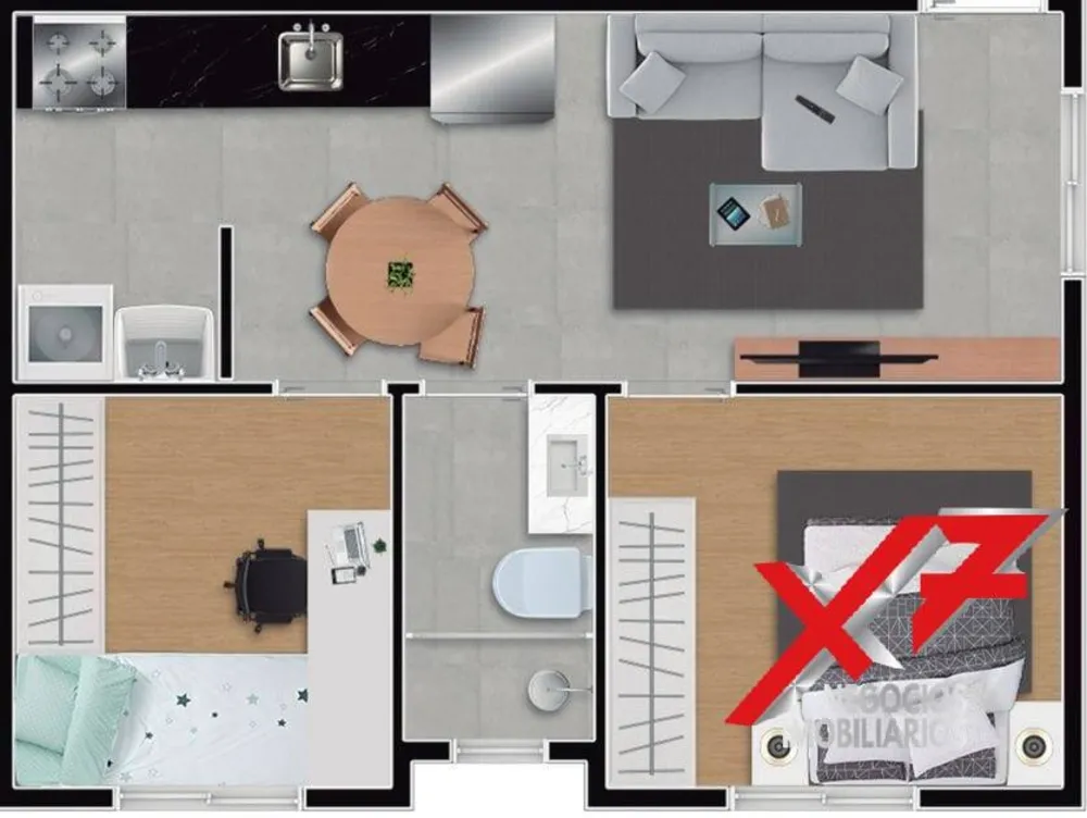 Apartamento, 2 quartos, 37 m² - Foto 15
