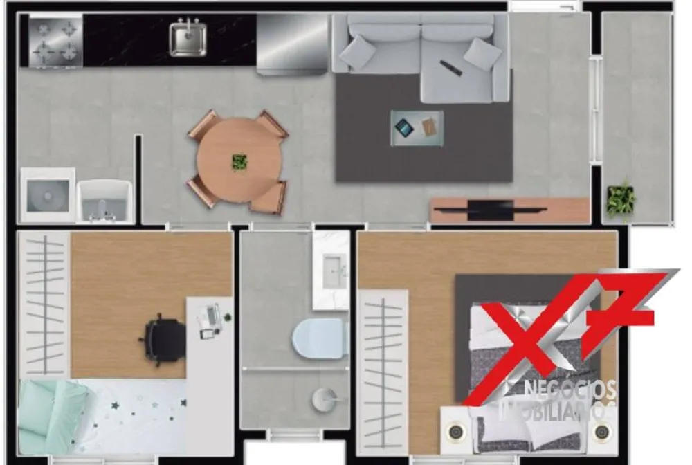 Apartamento, 2 quartos, 37 m² - Foto 16