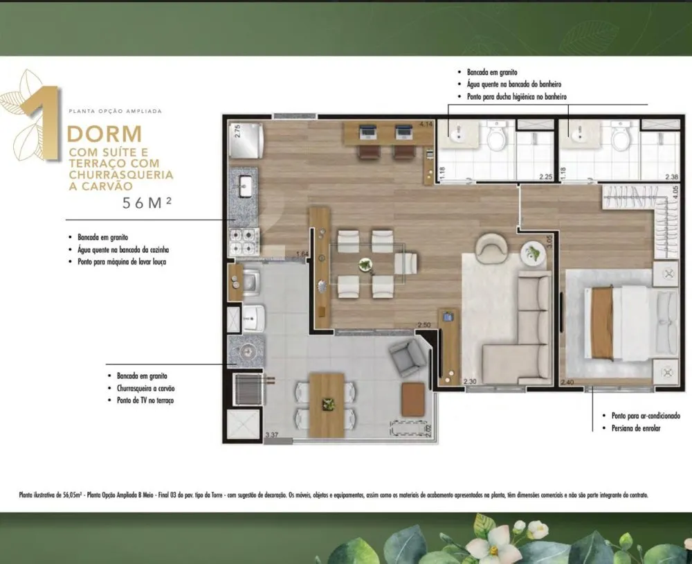Apartamento, 2 quartos, 44 m² - Foto 10