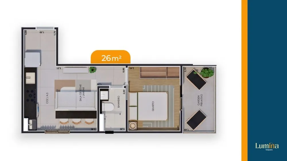 Apartamento, 1 quarto, 26 m² - Foto 8