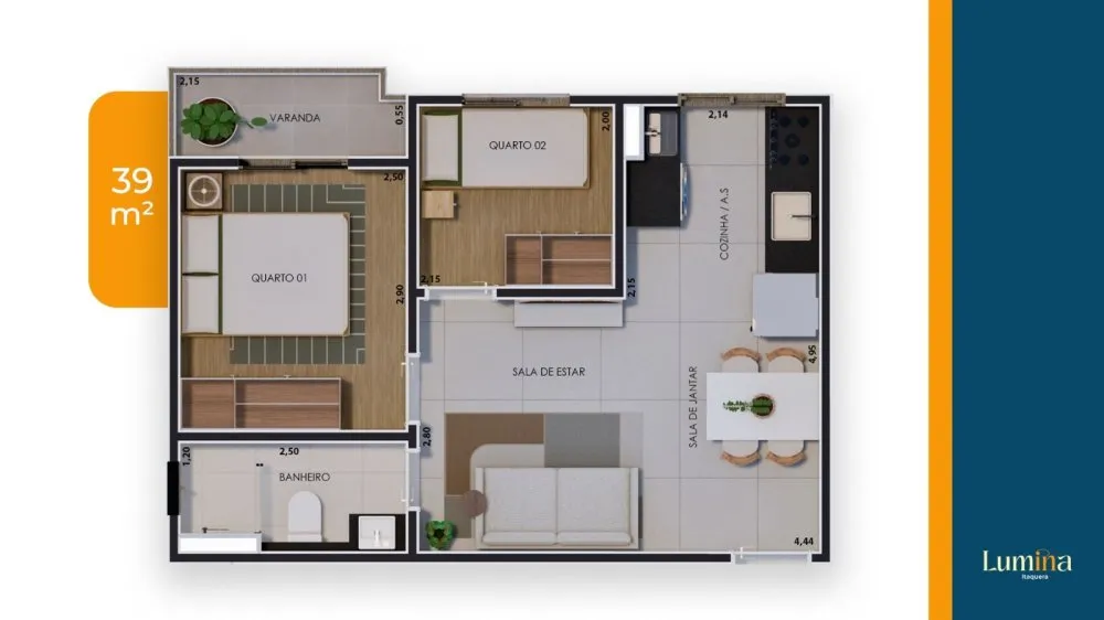 Apartamento, 1 quarto, 26 m² - Foto 3