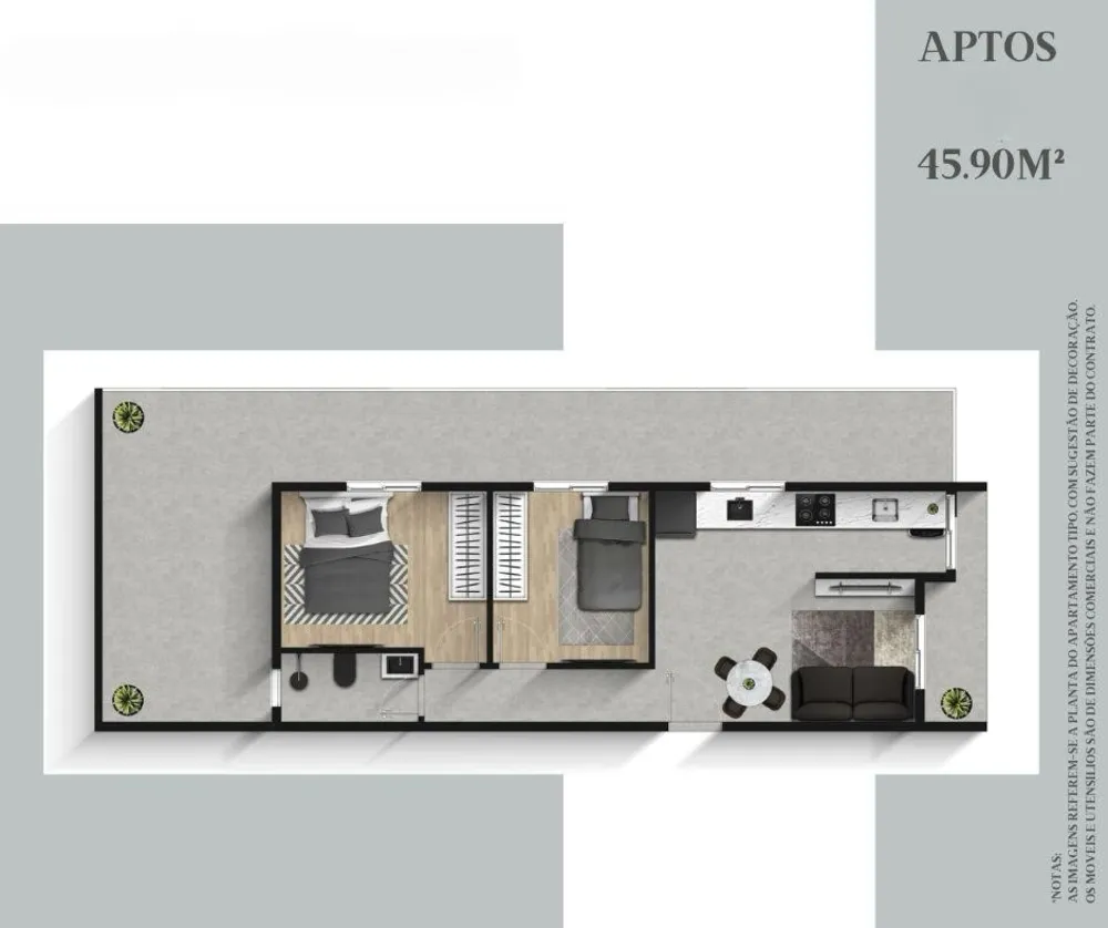 Apartamento, 1 quarto, 34 m² - Foto 11