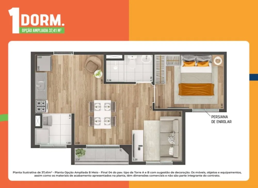 Apartamento, 2 quartos, 37 m² - Foto 11
