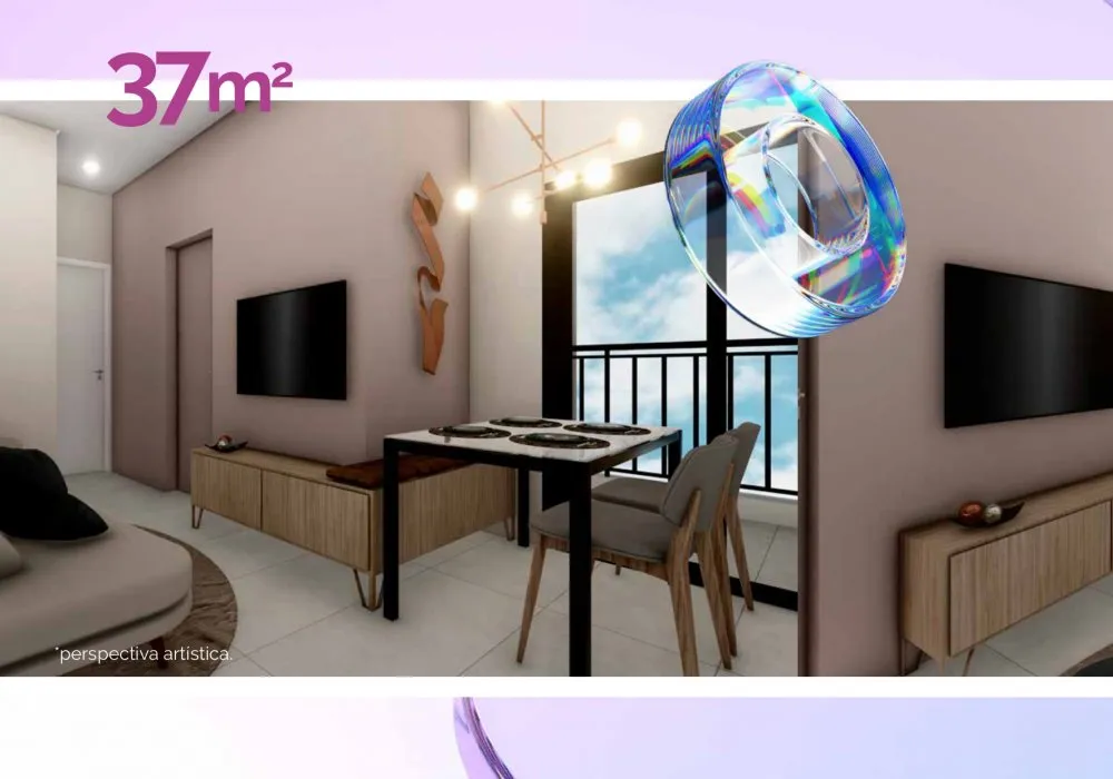 Apartamento, 2 quartos, 37 m² - Foto 4