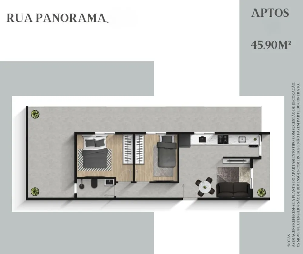 Apartamento, 2 quartos, 37 m² - Foto 4