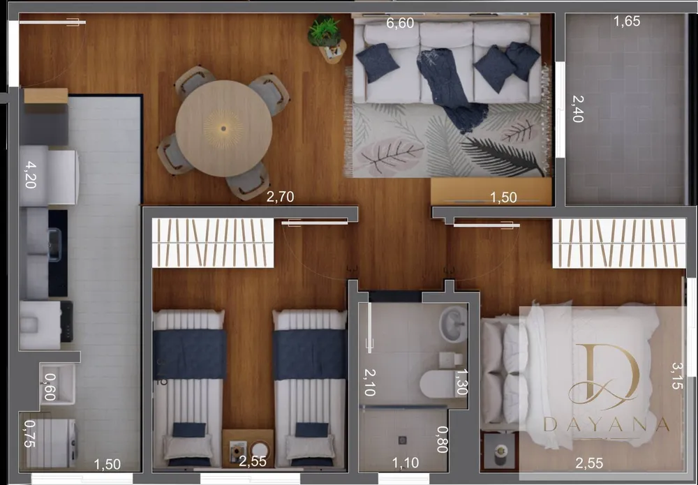 Apartamento, 2 quartos, 50 m² - Foto 10
