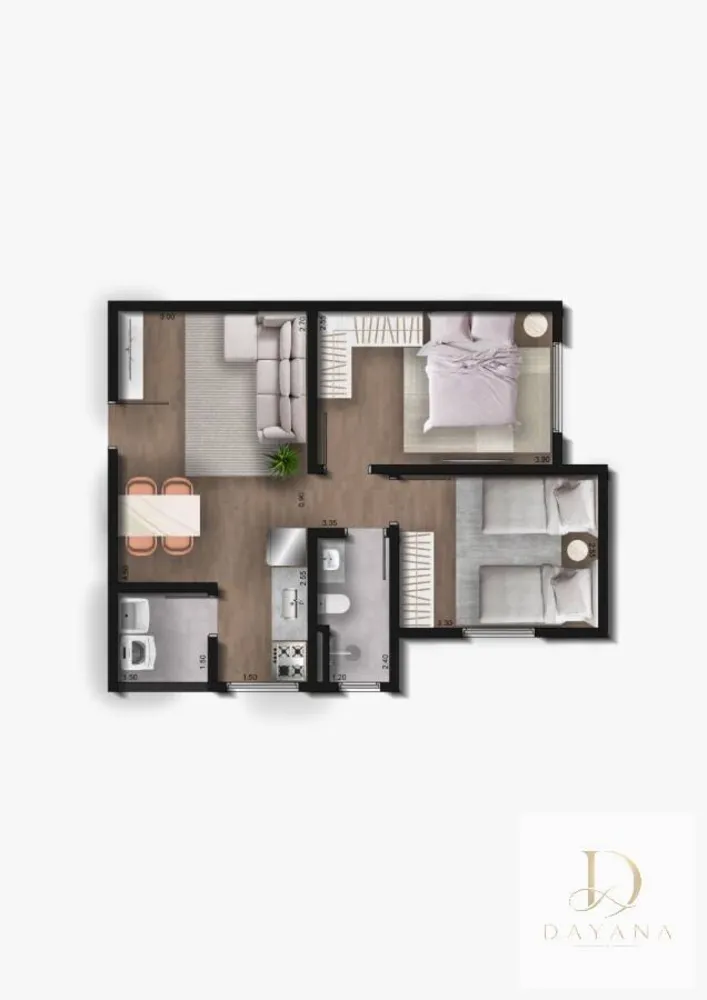 Apartamento, 2 quartos - Foto 12