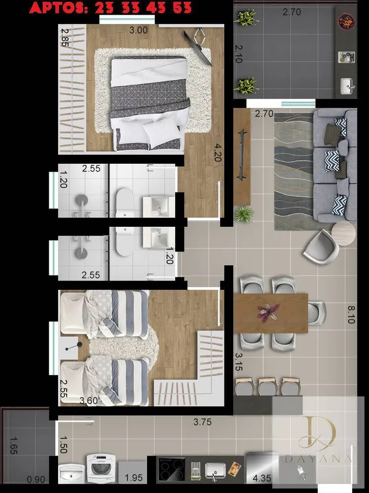 Apartamento, 2 quartos, 70 m² - Foto 13
