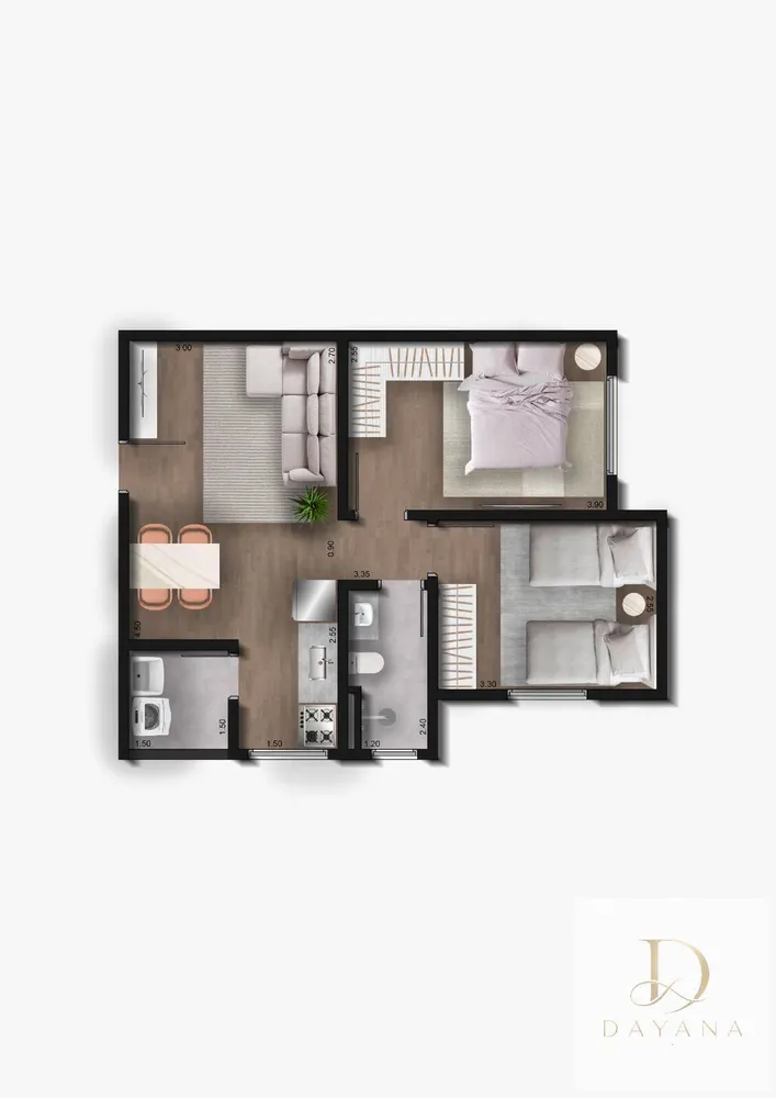Apartamento, 2 quartos - Foto 9