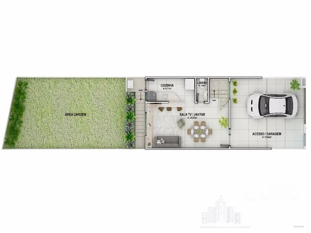 Casa, 2 quartos, 70 m² - Foto 3